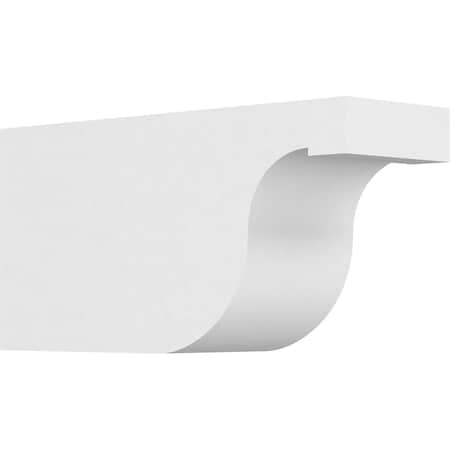 Ekena Millwork Standard Del Monte Architectural Grade PVC Rafter Tail, 4"W X 6"H X 12"L RFTP04X06X12DEL